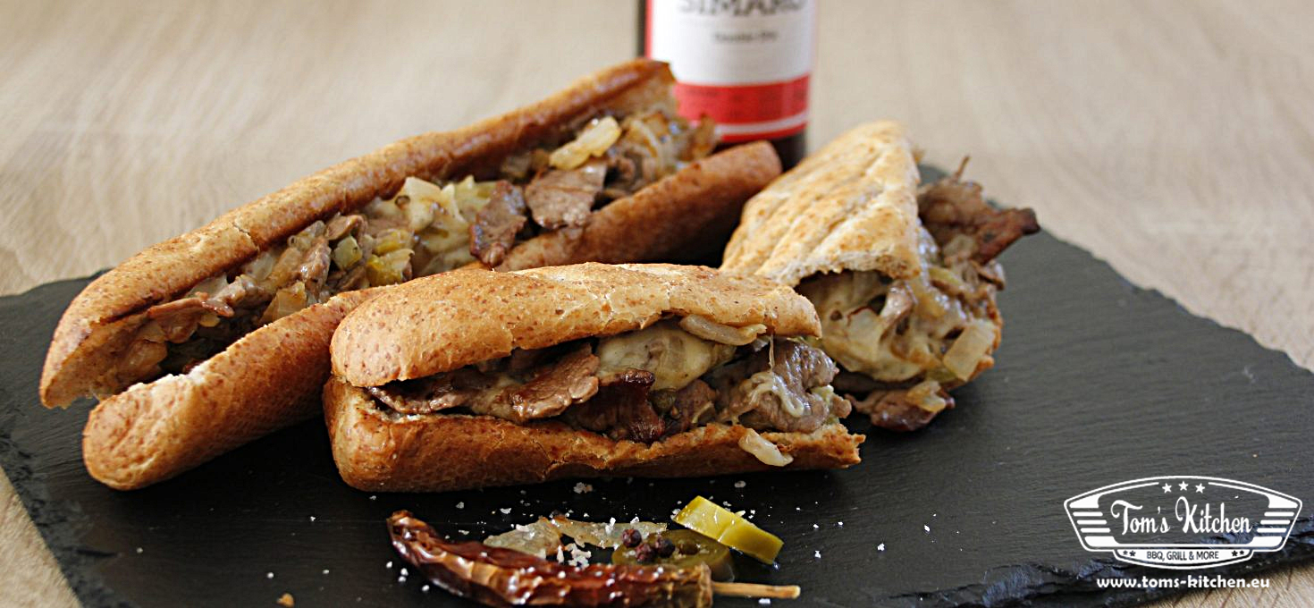 Philly Cheesesteak-Sandwich