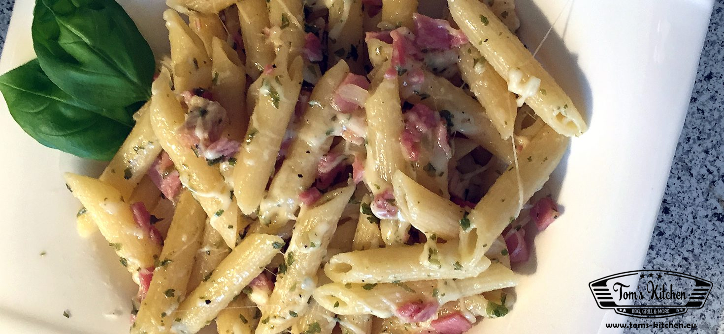 Schinkennudeln mit Käse