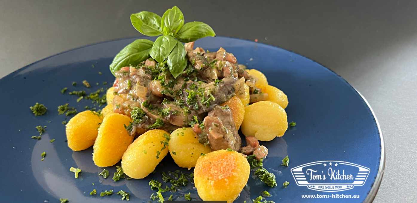 Gnocchi mit Pilzrahm