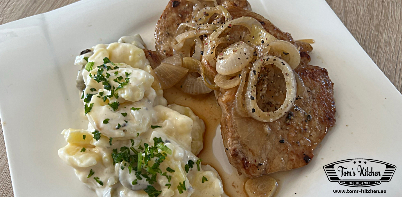 Rostbrätel mit Kartoffelsalat